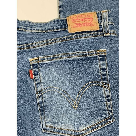 Levi Strauss Co Womens Denim Jeans Flare Wide Leg Blue Wash Size 11 L - Picture 4 of 8